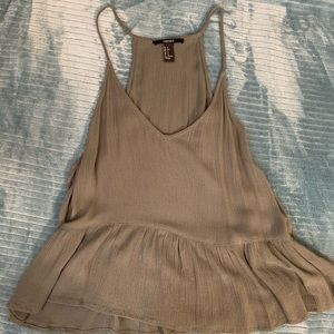 F21 olive green top.